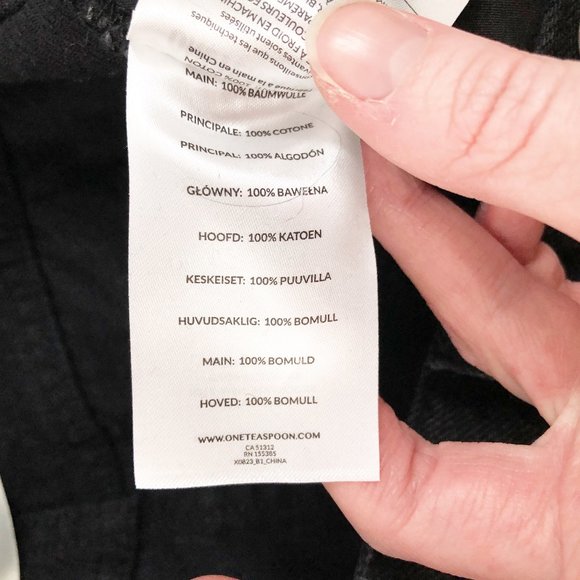 One Teaspoon Viper High Waist Button UP Mini Skirt - Picture 8 of 13